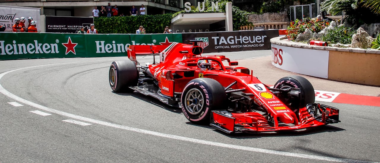 Monaco Grand Prix on the streets of Monte Carlo