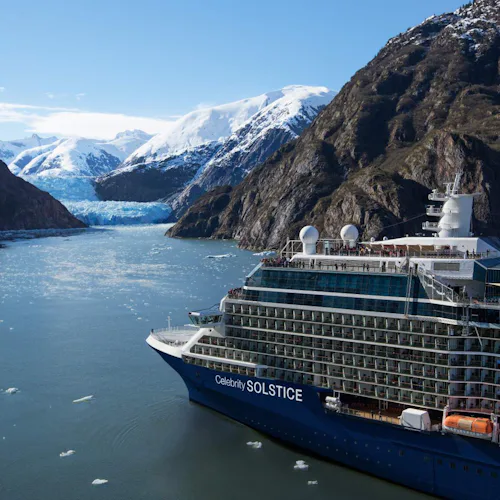 Celebrity Solstice sailing in Alaska