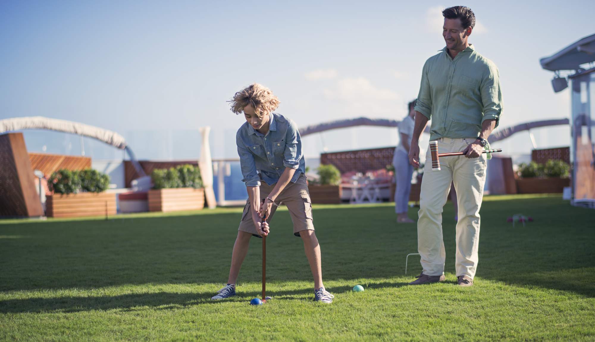 The Lawn Club onboard Celebrity Cruises