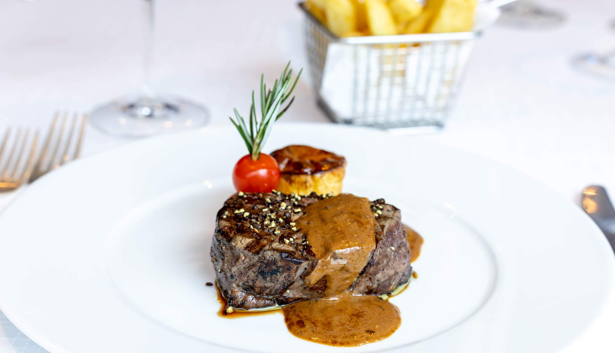 Steak served in Prime C onboard Azamara