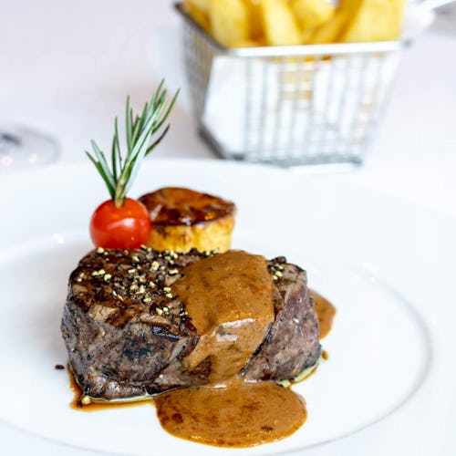 Steak served in Prime C onboard Azamara