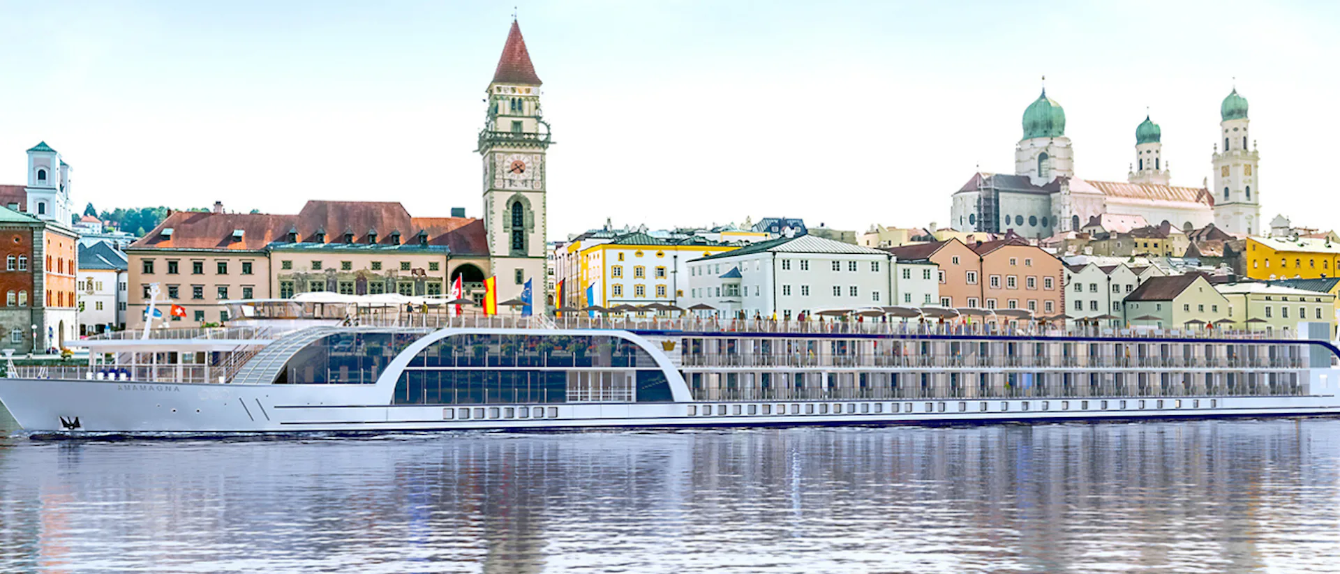 Exterior shot of AmaMagna