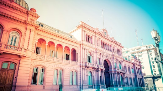 The Casa Rosada in Argentina's capital city Beunos Aires