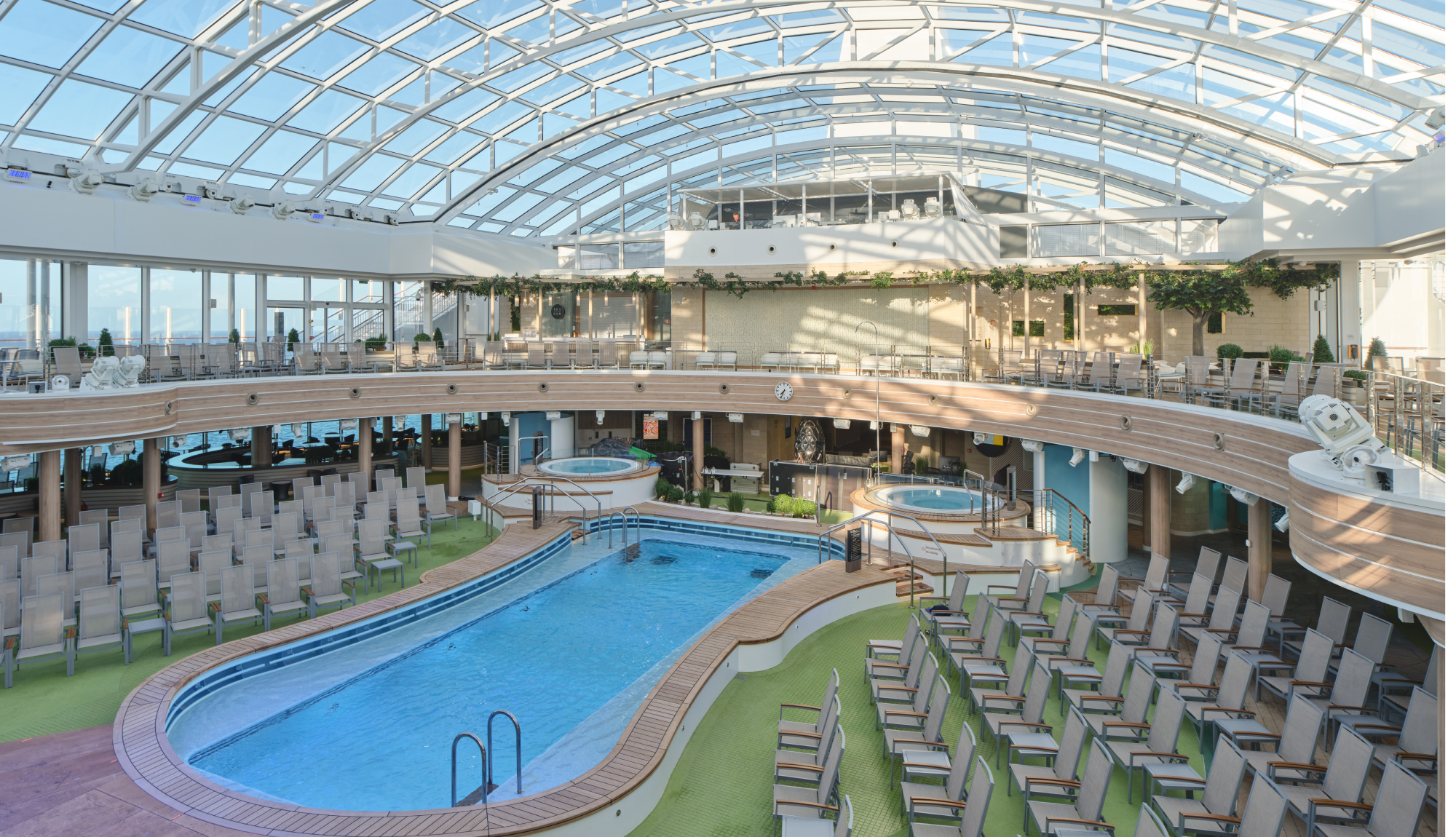 Skydome onboard P&O Cruises