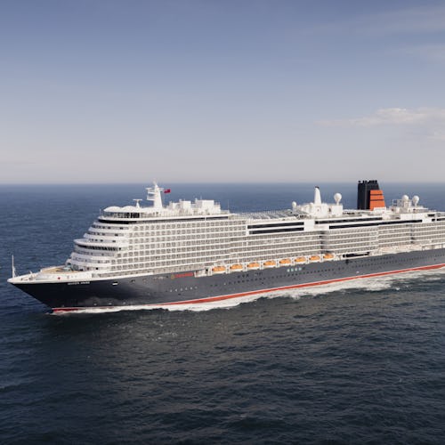 Cunard's Queen Anne ship at sea