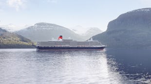 Cunard's Queen Victoria sailing in Norway