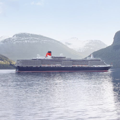 Cunard's Queen Victoria sailing in Norway
