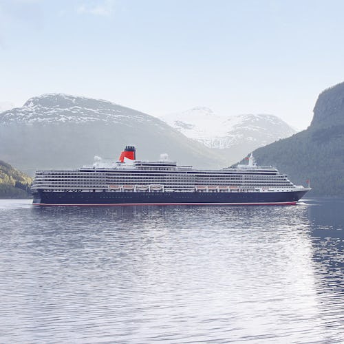 Cunard's Queen Victoria sailing in Norway