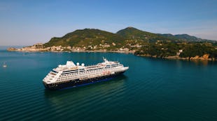Azamara Onward at tender in Portovenere, Italy
