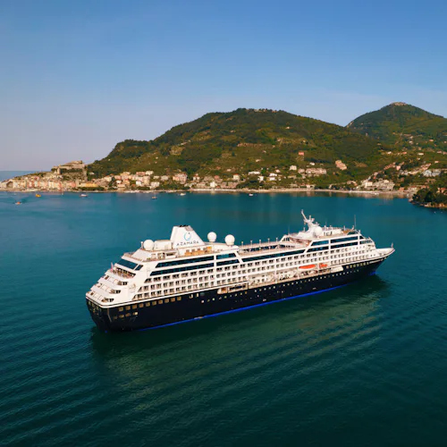 Azamara Onward at tender in Portovenere, Italy