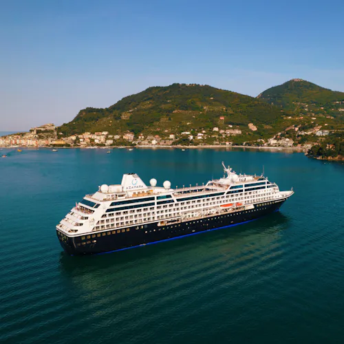 Azamara Onward at tender in Portovenere, Italy