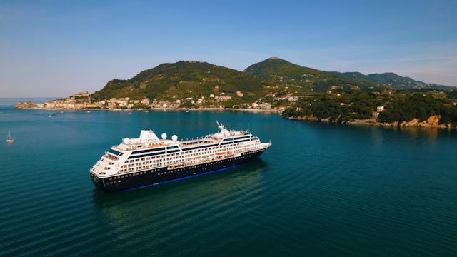 Azamara Onward at tender in Portovenere, Italy