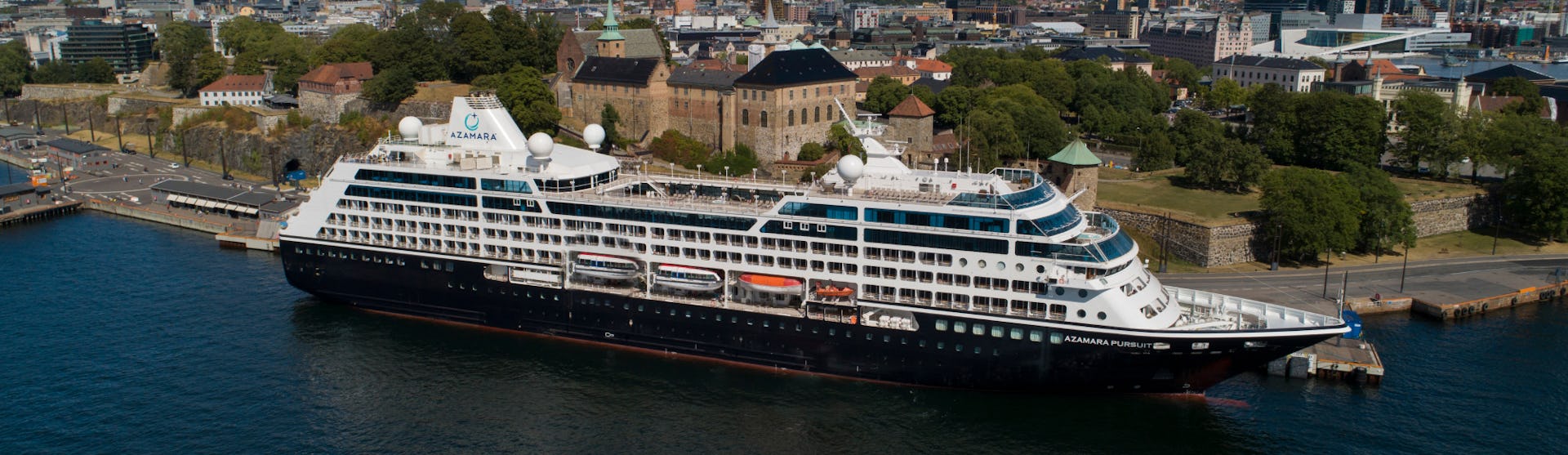 Azamara Pursuit docked in Oslo