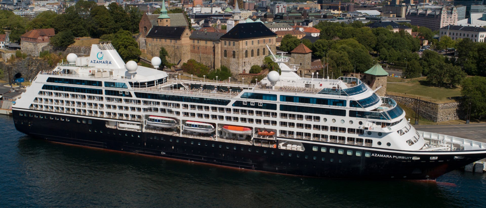 Azamara Pursuit docked in Oslo