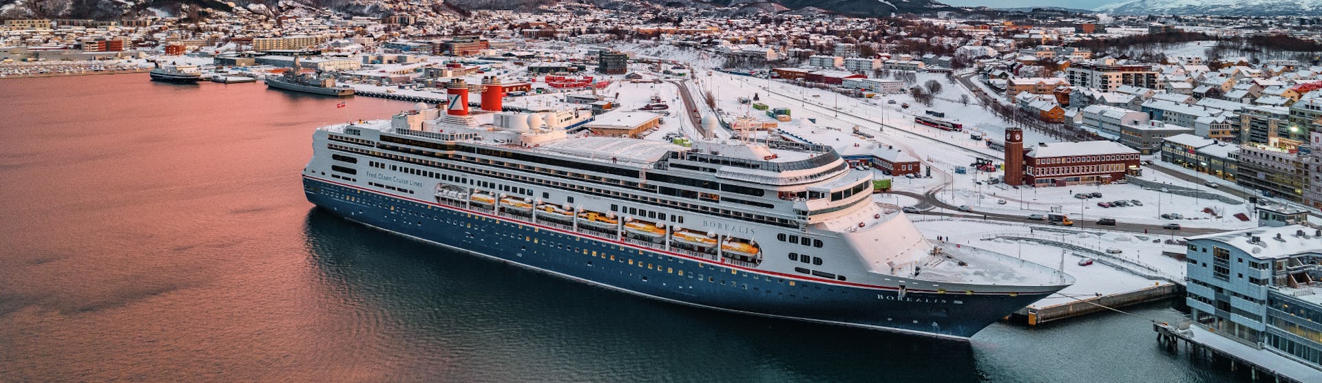 Fred Olsen ship Borealis in Bodø, Norway