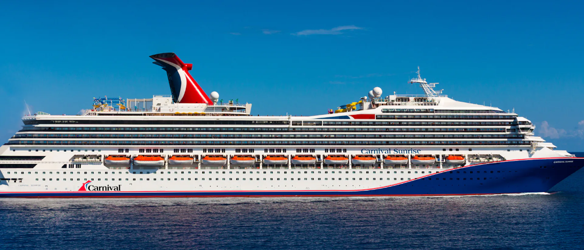 Carnival Sunrise at Sea
