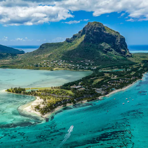 The idyllic Indian Ocean island of Mauritius