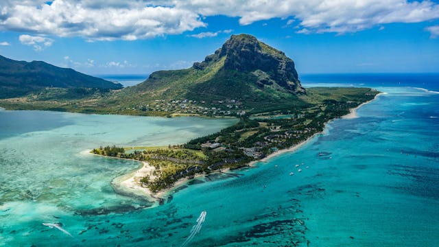 The idyllic Indian Ocean island of Mauritius