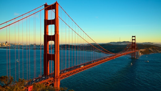 The Golden Gate Bridge in San Francisco