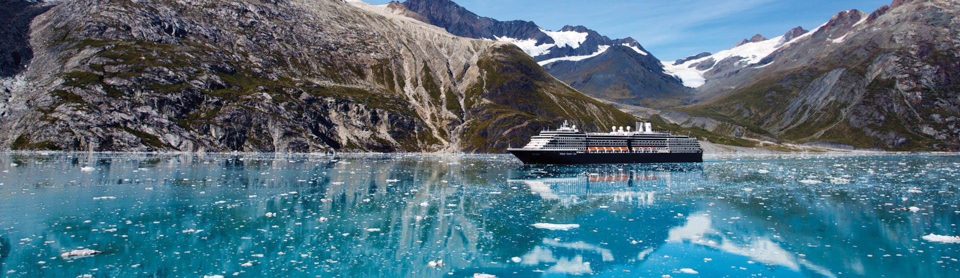 Westerdam Anchored in Glacier Bay, Alaska