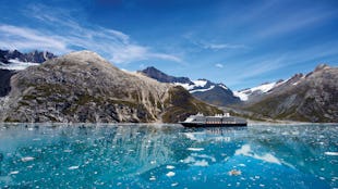 Westerdam Anchored in Glacier Bay, Alaska