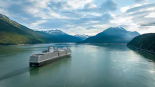 Nieuw Amsterdam sailing Skagway