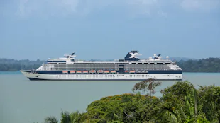 Celebrity Infinity sailing the Panama Canal