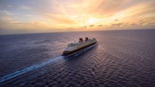 Disney Wonder at Sea