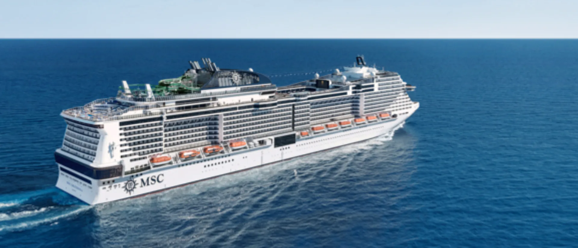 MSC Grandiosa at Sea