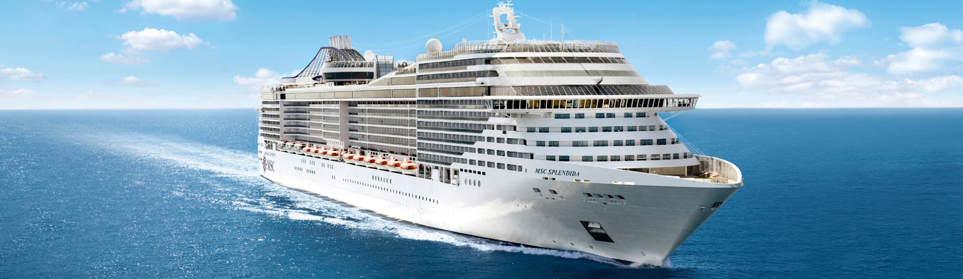 MSC Splendida at Sea