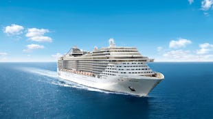 MSC Splendida at Sea