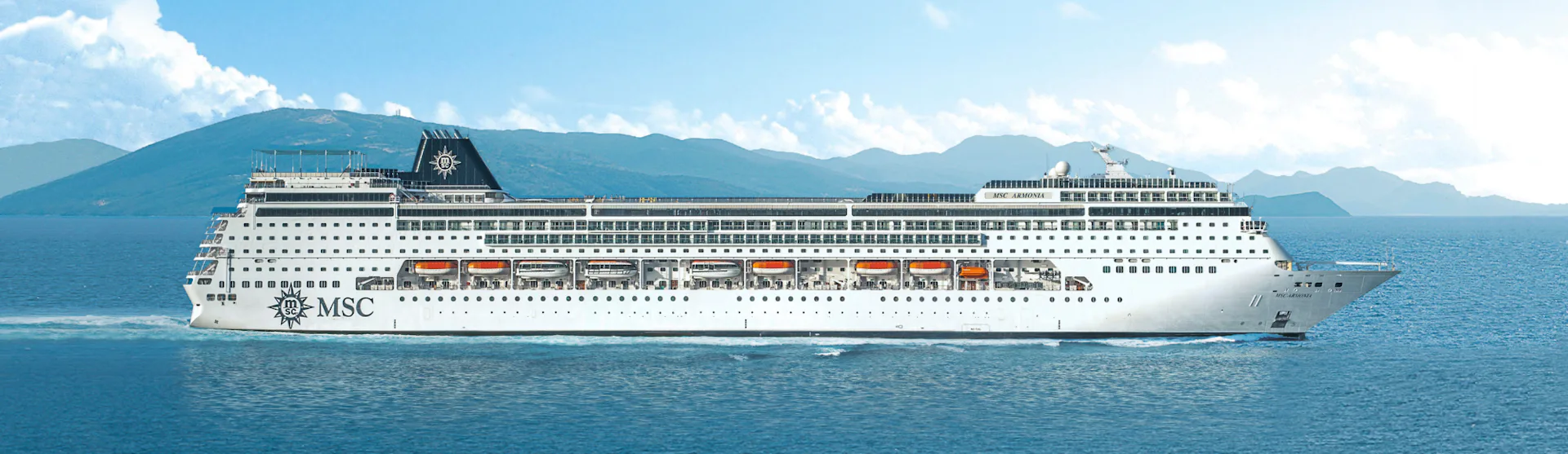 MSC Armonia at Sea