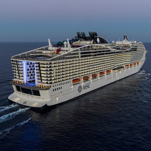 MSC World Europa at Sea