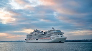 MSC Bellissima at Sea