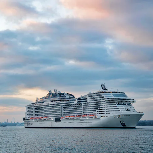 MSC Bellissima at Sea