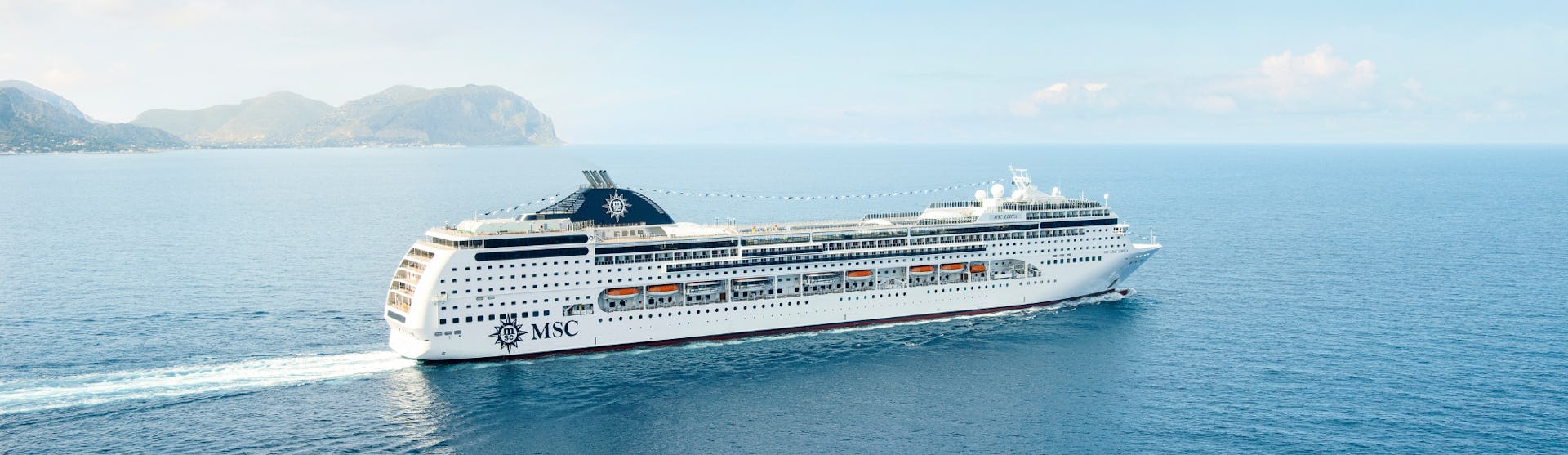 MSC Lirica at Sea