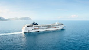 MSC Lirica at Sea