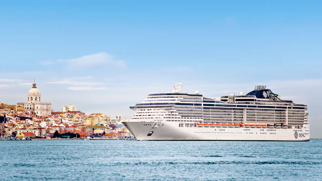 MSC Preziosa tendered in Lisbon