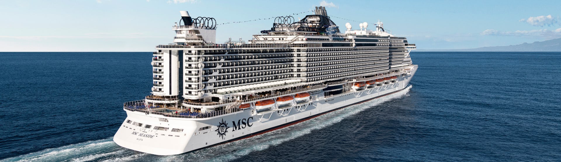 MSC Seaside at Sea