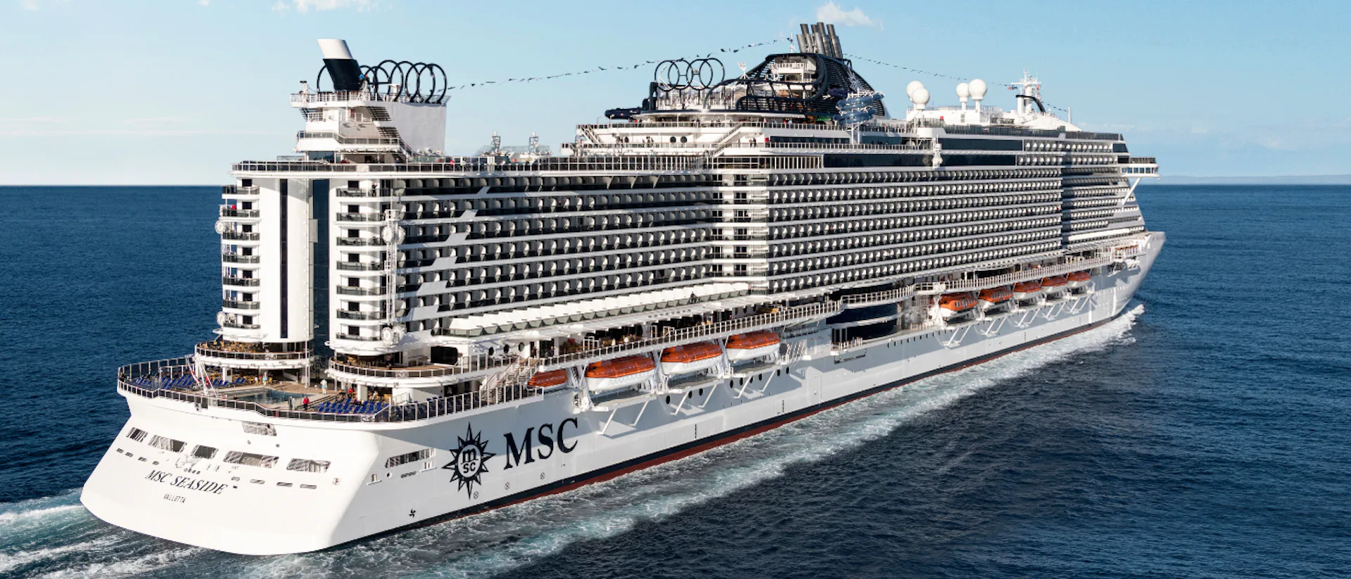 MSC Seaside at Sea