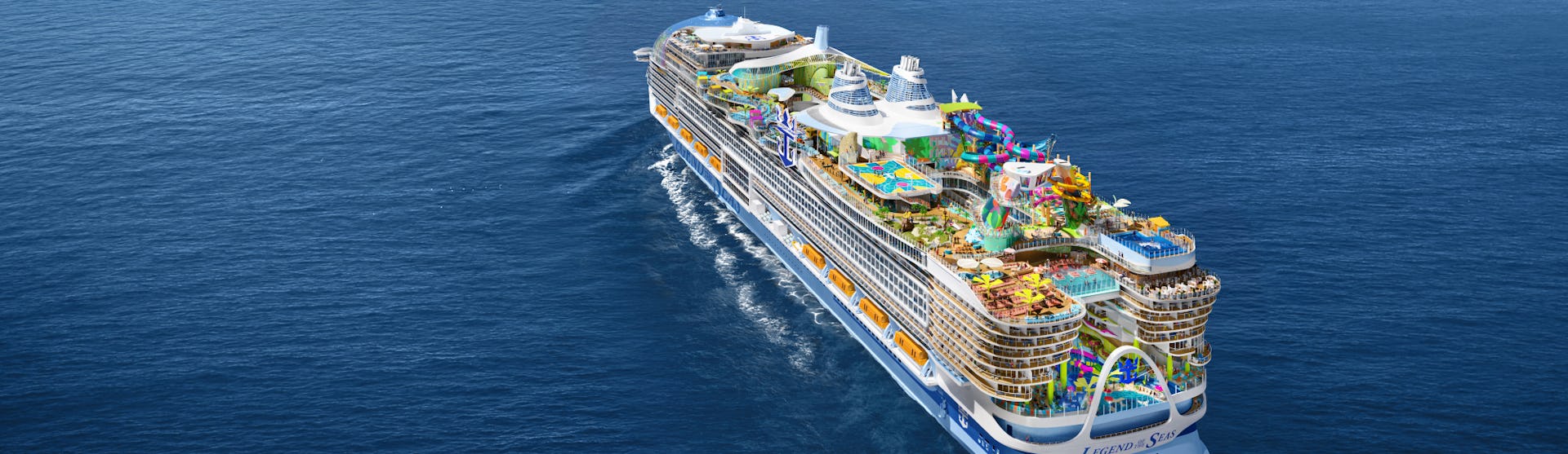 Royal Caribbean's newest Icon Class ship Legend of the Seas.