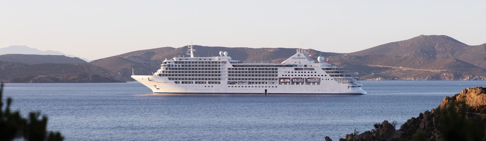 Silver Moon at Sea