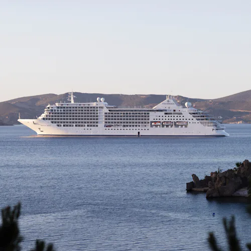 Silver Moon at Sea