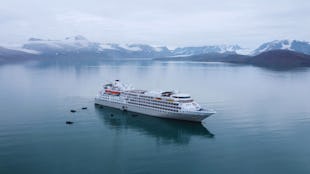 Silver Cloud at Sea