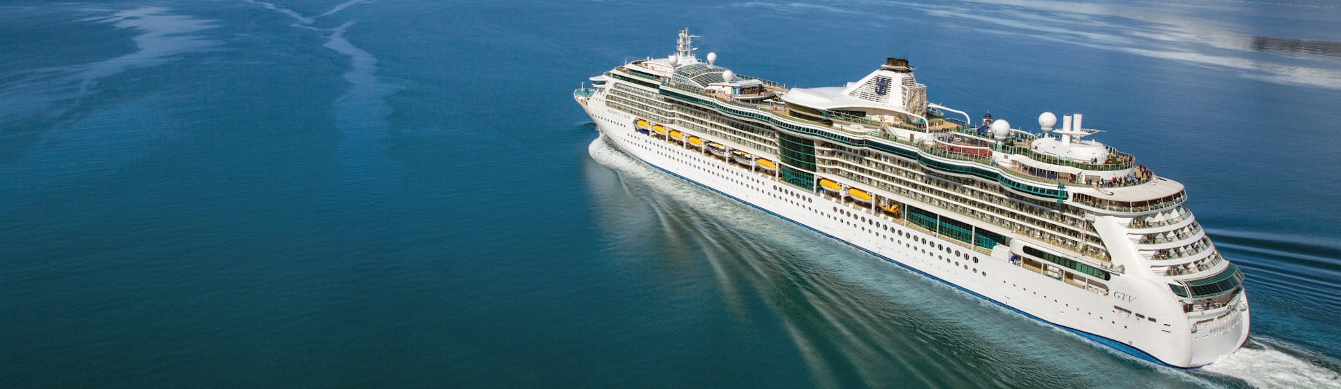 Royal Caribbean's Radiance of the Seas cruising in Alaska