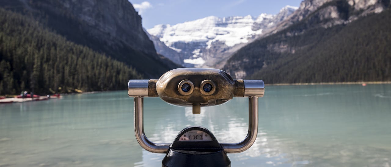 View of Lake Louise as part of a Rocky Mountaineer package