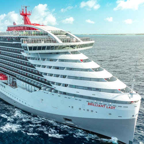 Brilliant Lady at Sea