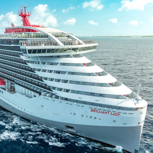 Brilliant Lady at Sea