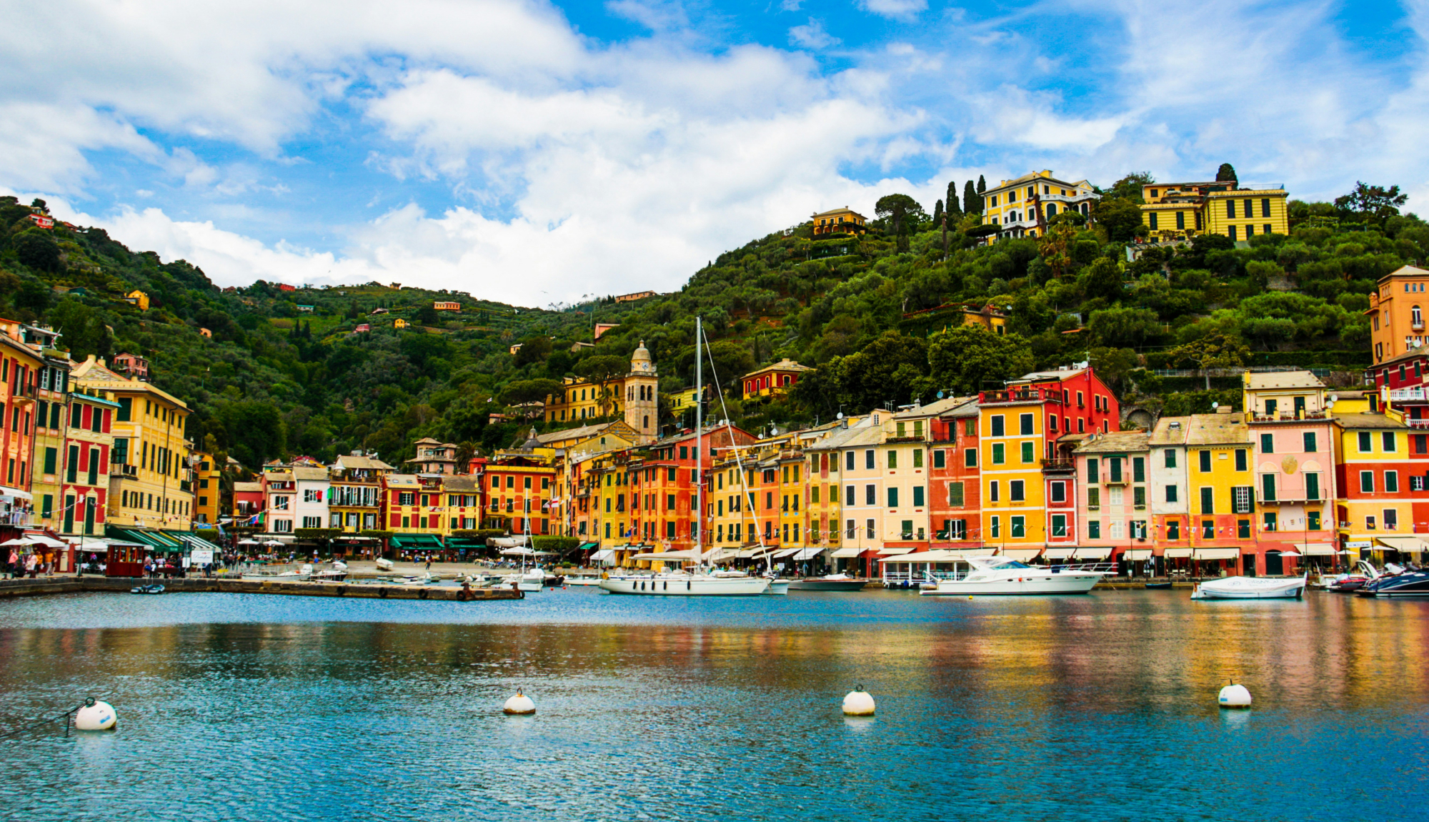 To small village of Portofino, near the City of Genoa, Italy