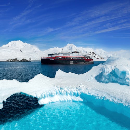 HX Expeditions MS Roald Amundsen in Antarctica